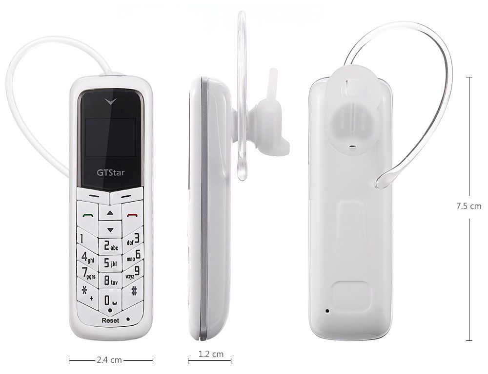 Mini teléfono Celular móvil para niños Anciano Mayor de GTstar Mini Celular BM50 
